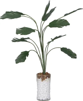 Immagine prodotto di piante della casa delle bambole in miniatura 1:12, simulazione di albero di banano vivente, decorazione di piante bonsai, S