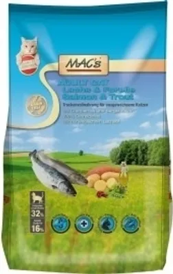 Produktbild von MAC's ADULT LACHS & FORELLE, Adult, jede Rasse, Lachs, Forelle, 7 kg, Getreidefrei