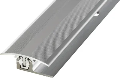 Produktbild von Übergangsprofil Übergangsleiste Höhenausgleichsprofil PROLINE PROVARIO Uni 7-18 mm Aluminium 100 cm eloxiert Silber