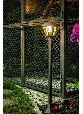Produktbild von GRANDE-P Gartenlampenpfosten Schwarz - V-GRA00P00