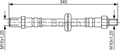Produktbild von Bosch Bremsschlauch  1 987 476 191