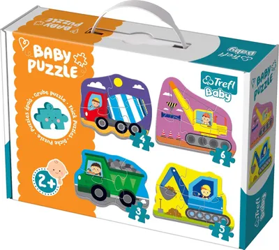 Zdjęcie produktu dla Zestaw puzzli dla dzieci Trefl, maszyny