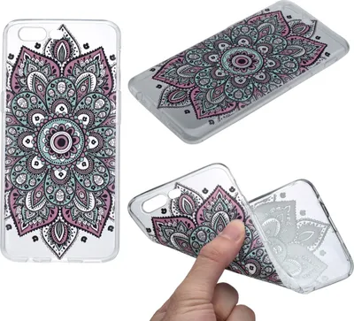 Produktbild von Henna Cover für OnePlus 5 Case Schutz Hülle Silikon Tattoo Bunt