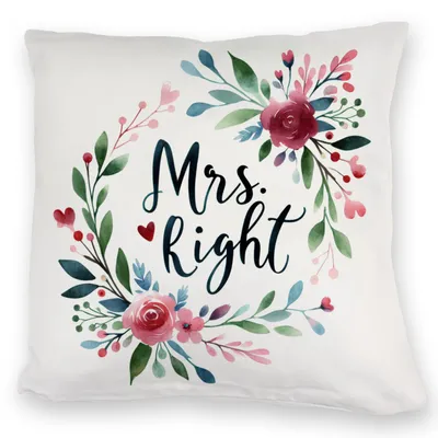 Produktbild von Mrs Right Kuschelkissen