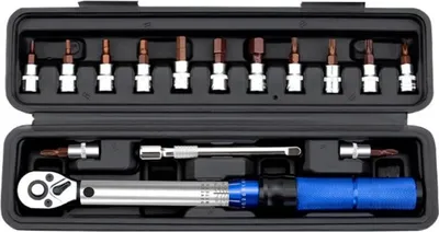 Obrázek produktu pro Momentový klíč 1/4-2-24Nm-Nářadí na kolo-Klíč na plynové rukojeti-Momentový klíč na kolo-Sada