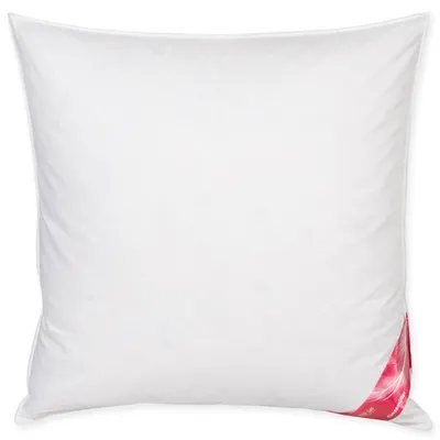 A white pillow is shown against a white background.