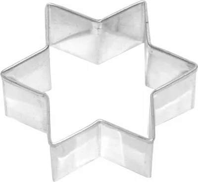 Immagine prodotto di Birkmann Ausstechform Stern, Ausstecher, Plätzchenform, Keks, Plätzchen, Weißblech, 4 cm, 130418