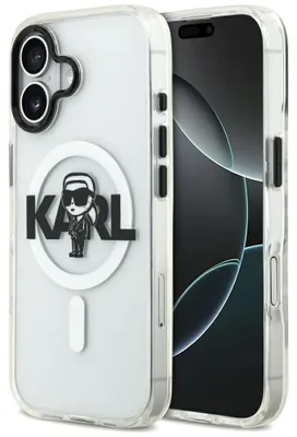 Image de Karl Lagerfeld Iml Karl Sketch Logo Magsafe Case For Iphone 17 - Clair