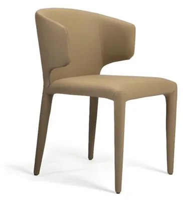 Produktbild von Stühle Luxus Stoff Design Esszimmerstuhl Metall Lehnstuhl Polster Moderne
