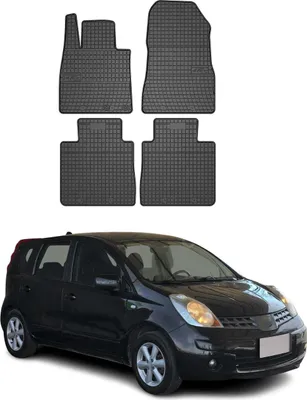 Produktbild von 2012-2016 Nissan Note Fußmatten Gummi Schwarz 4 tlg