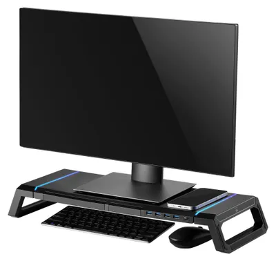 Image de Support de moniteur / stand Ewent EW1268 Bureau Noir