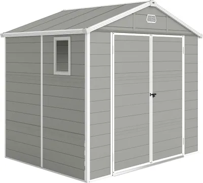 Produktbild von Gerätehaus, 4,1m², Gartenhaus mit Satteldach, 240 x 190 x 180/228 cm