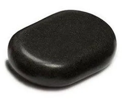 Produktbild von Habys Hot Stone Massagestein Mittelgroß L 6,7x4,7x1,7 cm, aus Basalt, Beheizt, für Wellness Spa Wärmebehandlung und Wärmetherapie, Therapiestein