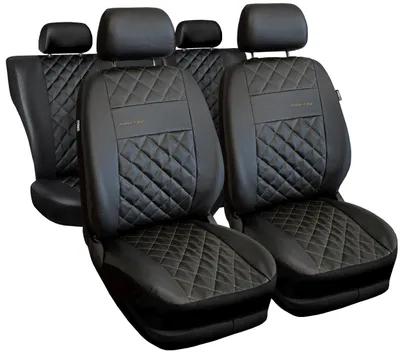 Produktbild von Auto Sitzbezüge PERFECT LINE Beige – Universal Schonbezüge Set