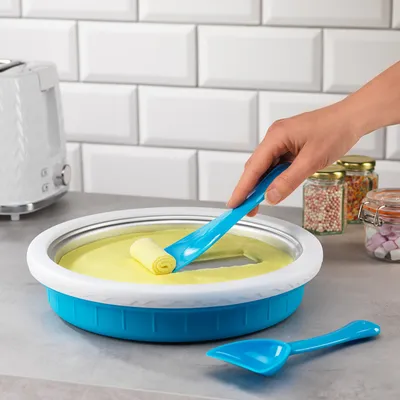 Produktbild von Eismaschine für gerolltes Eis – Gerolltes Eis herstellen - Ø 33 cm