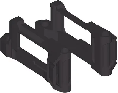 Produktbild von GEPRC Mark5 O3 Air Unit Halterung 3D Druck TPU Schwarz