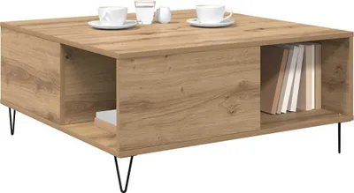 Produktbild von "Winterschlussverkauf "Couchtisch - CLORIS - Wohnzimmertisch - Robust und langlebig - Artisan-Eiche 80 x 80 x 36,5 cm Holzwerkstoff - NeuMöbel5531070