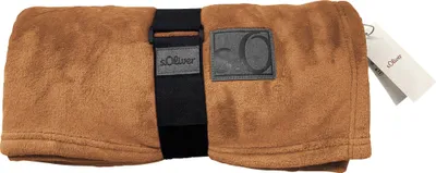 Produktbild von s.Oliver Wohndecke Kuschelsoft" cognac 150x200 cm"