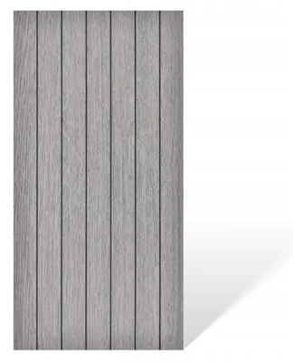 Immagine prodotto di Pannelli da parete autoadesivi effetto legno grigio a lamelle, 4 pezzi da 60x30 cm, impermeabili