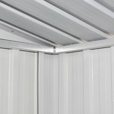 Produktbild von vidaXL Geräteschuppen Braun 204x132x186 cm Stahl
