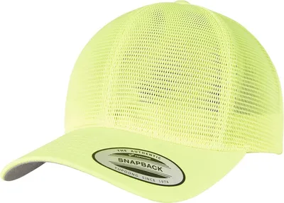 Image de Flexfit - Casquette unie homme/femme "Omnimesh", filet RW8070 (taille unique) (Jaune fluo)