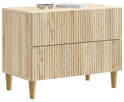 Image de Cabinet de chevet avec tiroir Chêne Sonoma 62 x 34,5 x 48 cm