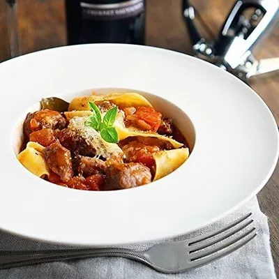 Immagine prodotto di Wilmax Piatto fondo 25,5 cm 600 ml in porcellana, bianco WL-991187/A