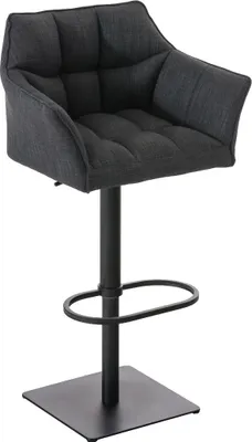 Produktbild von Barhocker HLO-CP1 B Stoff  dunkelgrau