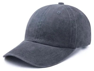 Immagine prodotto di Cappello da baseball unisex, in cotone, grigio, taglia unica, regolabile