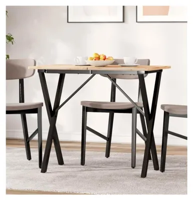 Produktbild von Tischbeine für Esstische X-Rahmen 80x40x73cm Stahl