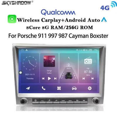 Produktbild von Autoradio, Doppel-DIN, 8 Zoll, Grau – 4x45 Watt Leistung – Navigation – Touchscreen