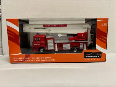 Produktbild von Auto Maxx 1:72 MAN F90 DLK Drehleiter Feuerwehr Fire Dept