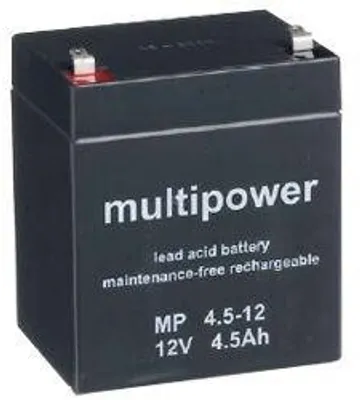 Produktbild von MultiPower Bleiakku MP4.5-12 mit 12,0Volt 4500mAh