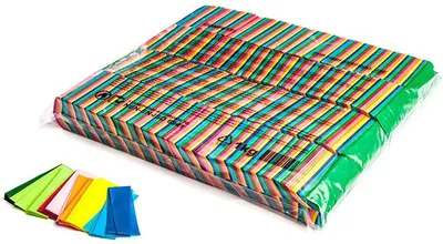 Produktbild von Magic FX Slowfall Konfetti Rechteckig 55x17mm - Bunt 1kg