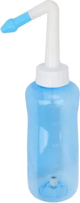 Produktbild von Famanu Nasendusche mit 2 Aufsätzen 500 ml - Nasenreiniger für Erwachsene und Kinder