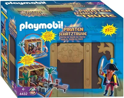 Produktbild von PLAYMOBIL 4432 Piratenschatztruhe Piraten Höhle Insel Schatz Truhe