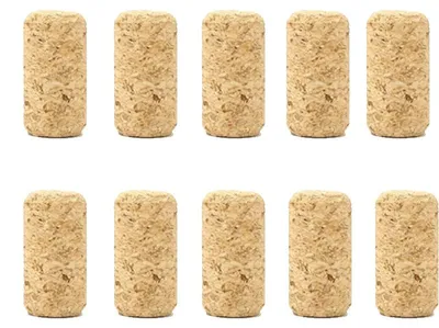 Obrázek produktu pro Zátky na víno, přírodní dub, znovupoužitelné, 100 kusů, rozměr 22 x 44 mm