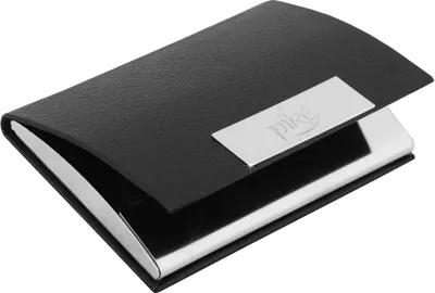 Produktbild von piké Visitenkartenetui Herren, Damen 014428 schwarz