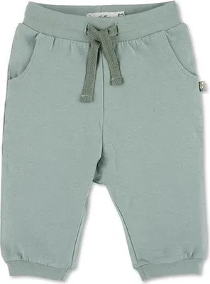 Produktbild von Sterntaler Hose aus leichtem Sweat mit Esel Emmi Patch steingrün 68