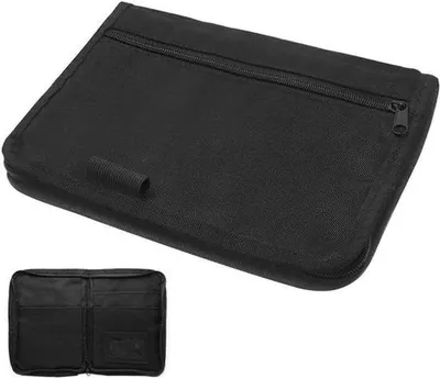 Productafbeelding van Reisorganizer - Veel opbergruimte - 24 x 17,5 cm - Zwart