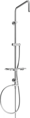 Image de Colonne de douche T sans mitigeur et sans accessoires, graphite (7939399-66)