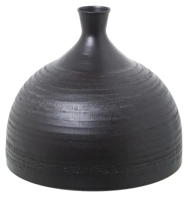 Aluminium-Tafelvaas, schwarz, 29 x 29 x 25 cm
