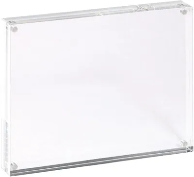 Produktbild von Bilderhalter Acryl 7,5x5x2cm glasklar Packung mit 12 Stück