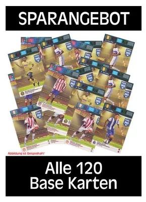 Zdjęcie produktu dla Panini FIFA 365 Adrenalyn XL – oszczędź 4 – WSZYSTKIE 120 kart podstawowych