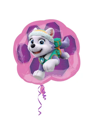Productafbeelding van PAW Patrol - XL Ballon - Folie - Skye & Everest - 63 x 58cm - Roze - 1 stuks