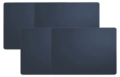Produktbild von ASA Tischset Lederoptik navy 46x33cm Set4