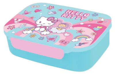Produktbild von Coolpack Hello Kitty FoodyX FrŸhstŸckstasche mit Fach LebensmittelbehŠlter Blau-rosa 765ml