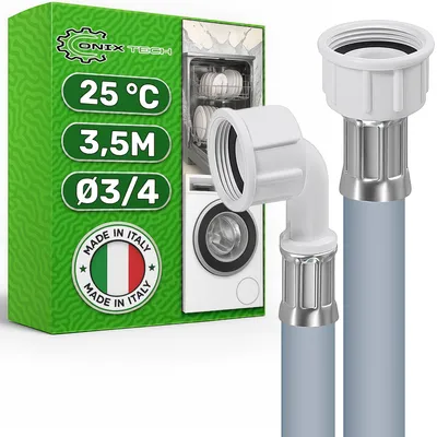 Wasserzulaufschlauch 3,5 m, 3/4 Zoll, 20–60 bar, bis 25 °C