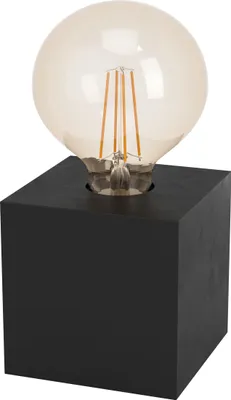 Image de Eglo 43734 PRESTWICK 2 E27 Lampe de table 95x95mm Noir