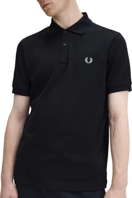 Produktbild von Fred Perry Poloshirt dunkelblau einfarbig Piqué-Baumwolle